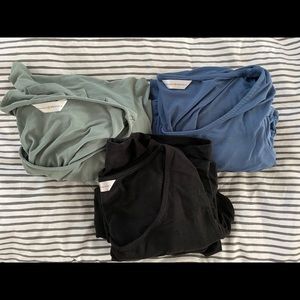 Setof 3 Kindred Bravely Jane Nursing Pajamas Large